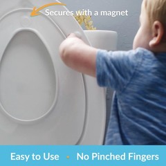 Mayfair NextStep2 Toilet Seat with Built-In Potty Elongated (1-Pack), White