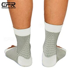 Copper Sleeve Compression Socks Plantar Fasciitis Foot Arch Ankle Support Brace