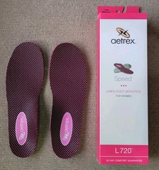 Aetrex L720 Womens Speed Lynco Foot Orthotics Posted Flat/Low Arch Support SZ 6