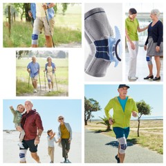 Bauerfeind GenuTrain A3 Size 2 Right Advanced Knee Joint Brace Support Patella