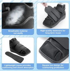 Closed Toe Post Op Shoe, Fracture Medical Walking Boot Adjustable Men Women