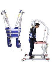 Large Full Body Lift Sling Patient Walking Standing Aid Adjustable Waist Range-