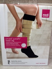 Medi Circaid Juxtafit Lower Leg Short Large 28cm Inelastic Compression Brand New
