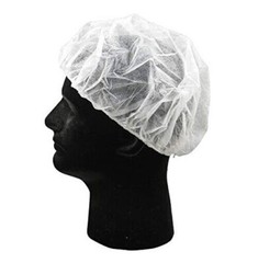 Global Industrial Polypropylene Bouffant Cap 21″ White 100/Bag