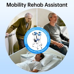 Adult Walker Aid, Ergonomic Standing Walker, Rehabilitation Walking Aids Homes