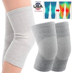Bamboo Charcoal Knee Sleeve, Compression Knee Sleeve,Elastic Warm Knee Brace USA
