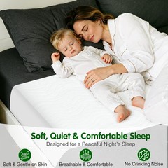 Bed Pads Washable Waterproof for Incontinence, Tuckable Underpads Stay in Pla…