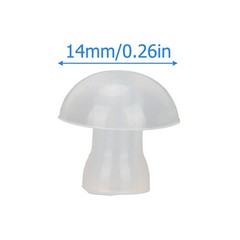 L 14mm 10Pcs Hearing Ear Aid Tips Soft Replacement Universal Domes Hearing