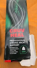 Cruv Heal Professional Strong Arch Support Insoles 220 Lbs+. Size M