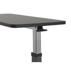 Over the Bed Side Table Wheels Hospital Overbed Rolling Tray Adjustable Bedside