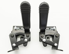 Universal Wheelchair Brake Replacement – Blue & Silver Sport K1, Includes Tools