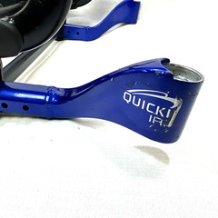 Quickie Iris Tilt In Space Full Motion Wheelchair Frame Blue W/ Indicator