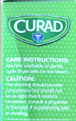 Curad Mild Compression 8-15 mmHg Hosiery Socks – Black – 1 Pair Business SMALL