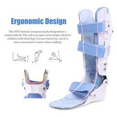 Kids AFO Drop Foot Brace Children Ankle Foot Orthosis for Toddler Pediatric Afo
