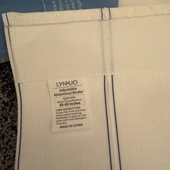 LYNNUO Adjustable Abdominal Binder 4 Panel Size 45”-60”