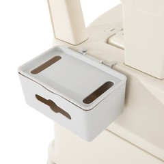 200kg/440.92lbs Bedside Commode Portable Toilet w/ Sensor Light Floor Standing