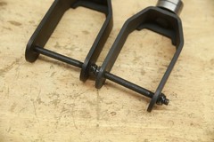PAIR Caster Forks for Quickie Pulse 6 / 5 Q500M Q300M Zippie ZM-310 Power Chairs