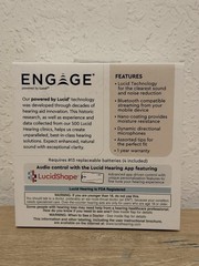 Lucid Engage Premium OTC Hearing Aids BEIGE New Sealed Bluetooth iPhone