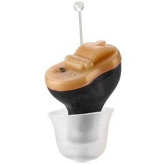 Invisible Digital Hearing Amplifier – CIC Mini Sound Enhancer, Left Ear, Black