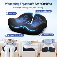 Cushion Lab Patented Pressure Relief Seat Cushion for Long Sitting Hours