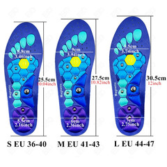 Magnetic Therapy Insoles Massage Foot Pads Acupressure Weight Loss Health