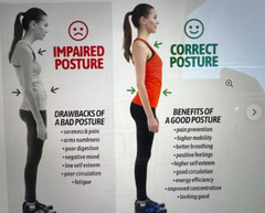 Adjustable for Improved Posture Corrector Upper Back Support Brace Size Large