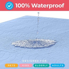 Utopia Bedding Washable Reusable Waterproof Underpads 18×24 Incontinence 4 PACK
