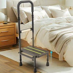 Step Stool with Handle for Elderly Adults, Adjustable Handrail & Leg, Sensor …