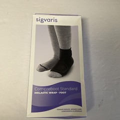 Sigvaris Compreboot Inelastic 30-40mmHg Black Med/Large
