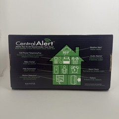 Serene Central Alert Home Alert System CA-360 Alarm Clock w/ Bed Shaker Open Box