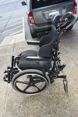 Quickie Iris Tilt Space Modular Special Needs Wheelchair Black