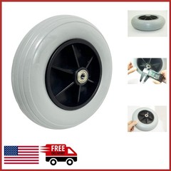8 Inch Solid Rubber Caster Tires for Wheelchair Electric Powerchair Use