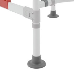 Steel Toilet Safety Rails w/ Fixable Clamp Adjustable Handicap Frame Max.330lbs