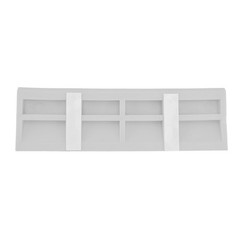 4PCS Universal Sweeper Door Sill Stair Wheelchair Door Sill Free Assembly Rubber