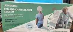Lunderg EARLY ALERT BED ALARM SYSTEM w/ CHAIR ALARM PAD