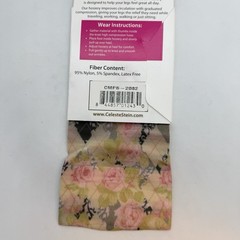 Celeste Stein Therapeutic Compressions Knee Length Women’s Socks Size 5-11 Roses
