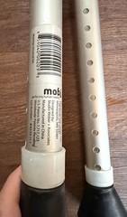 Mobilegs Ergonomic Crutches Adult – Adjustable 4’9″- 6’4″ 300LB Max Adjustable