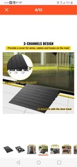Rubber Threshold Ramp, 3″ Rise, 2200 Lb Load Capacity