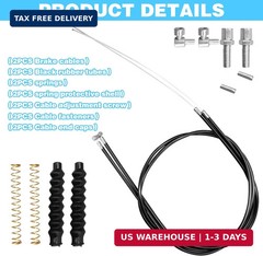 14Pcs Brake Cable Drive Rollator Replacement Parts, Brake Cable Parts for Walker