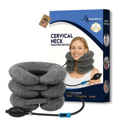 Cervical Neck Traction Device – Collar Brace Support for Pain Relief & Therapy