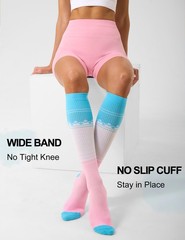 3 Pairs Compression Socks for Women and Men 20-30mmHg- Support Socks for Trav…