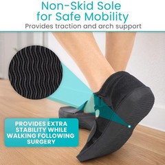 Vive Post Op Shoe – Lightweight Medical Walking Boot with Adjustable Strap –