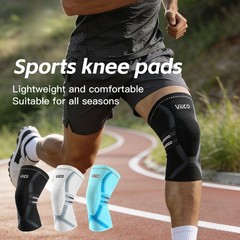 1/2 PCS Compression Knee Support Sleeve Elastic Knee Pads Brace Sports Protector