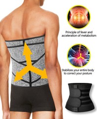 Fajas Soporte Lumbar Refuerzo Con Almohadilla Cinturón Para La Dolor De Espalda-
