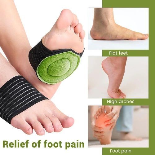 Foot Arch Support Plantar Fasciitis Cushion Flat Feet Heel Pain Relief
