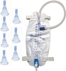 Male Complete Kit Urinary Incontinence 7-Condom Ca