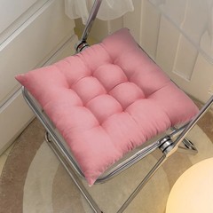 Soft 40*40cm Square Chair Cushion Thicken with Anti-skid Strap Student Seat Cush