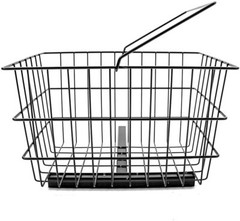 Rear Basket Accessory for Pride Mobility Scooter Sturdy Center-Support