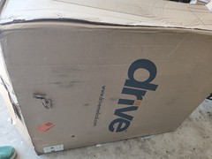Drive Medical Bariatric 22in Steel Transport Chair Wheelchair Open Box