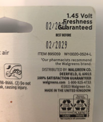NIB Walgreens 24 count Size 675 Hearing Aid Batteries Expires 02/2029